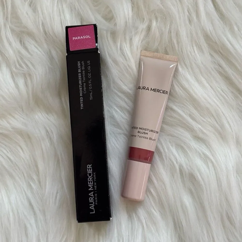 Laura Mercier Tinted Moisturizer Cream Blush Parasol Shimmering Fuchsia
